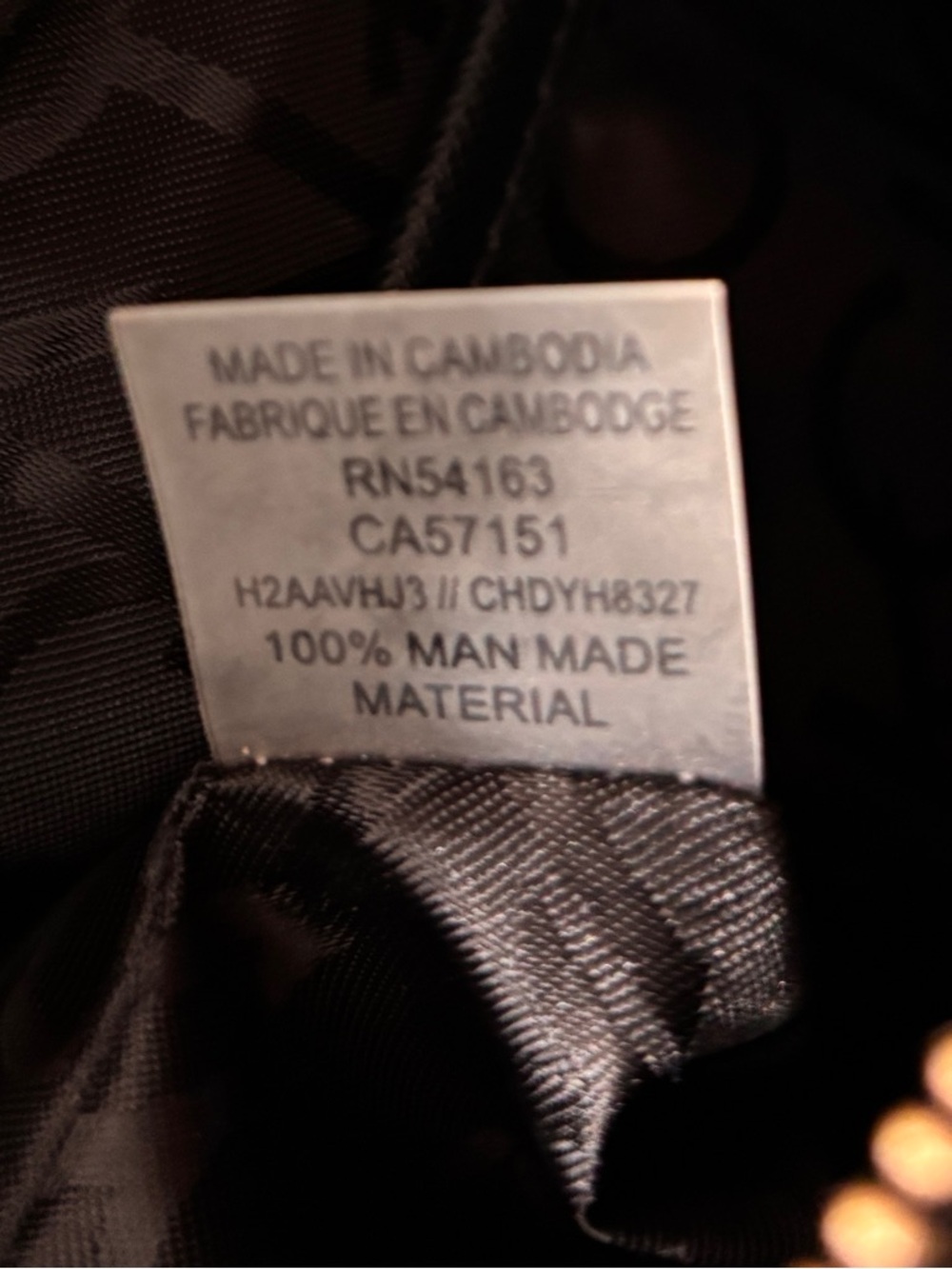 Calvin Klein Handbag with Pink Floral Print and Gold Chains - Picture 5 of 9